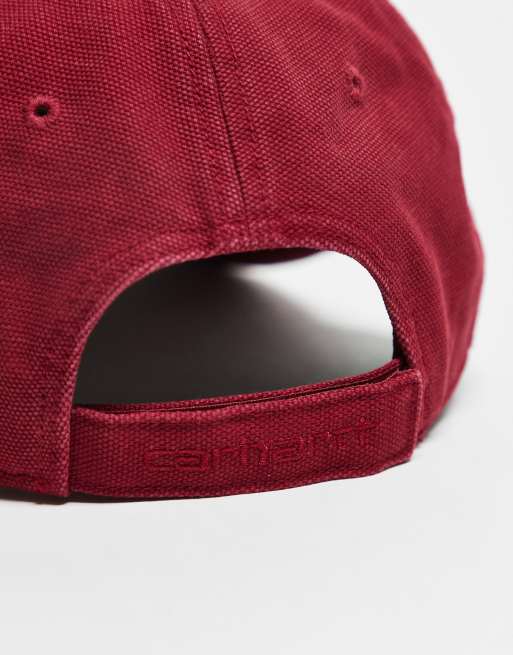 Carhartt WIP - Selby - Cappellino in tela rosso scuro, 3 di 3