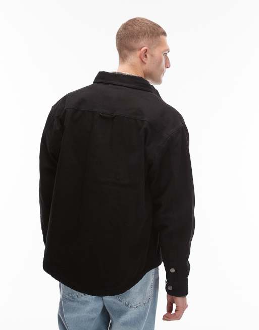 Carhartt WIP – Selby – Svart skjortjacka i denim, 3 av 5
