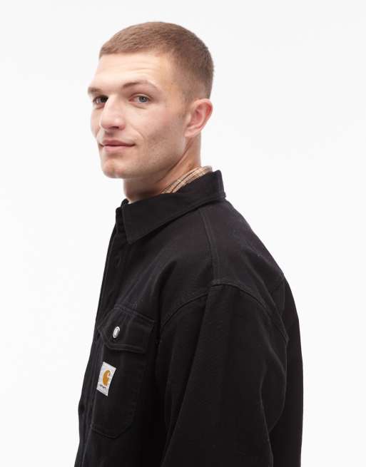 Carhartt WIP – Selby – Svart skjortjacka i denim, 4 av 5