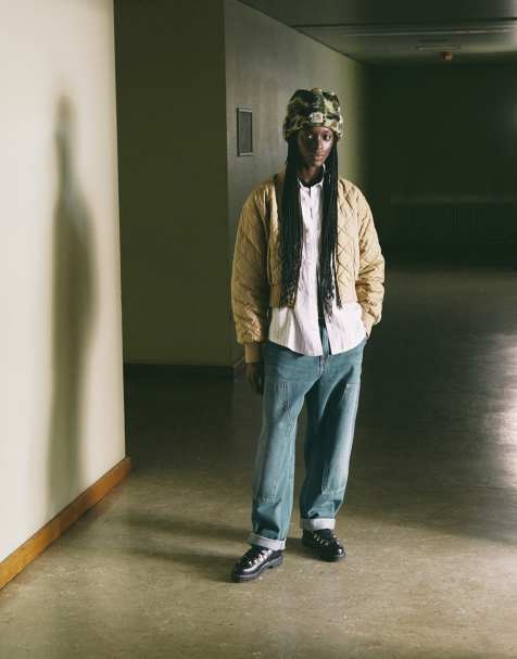Carhartt WIP - Selma - Cropped bomberjack in beige - view 1