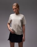 [Carhartt WIP] Carhartt WIP Senses t-shirt with back print in beige-Neutral S Beige