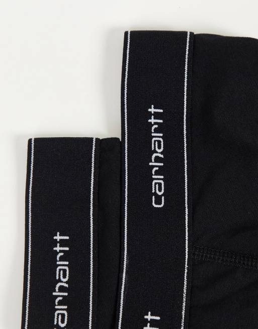 Carhartt WIP - Set van 2 boxershorts van katoen in zwart, 4 van 4