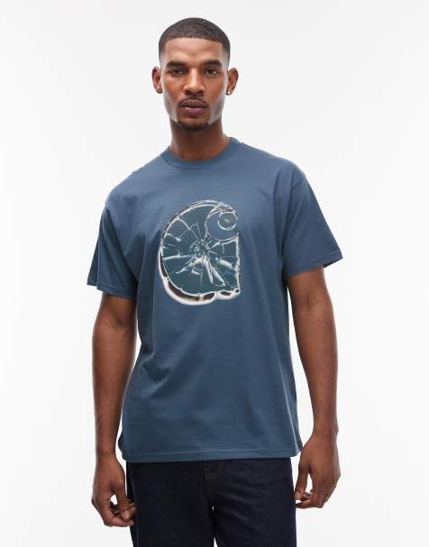 Carhartt WIP - Shattered - T-shirt - Bleu - view 1