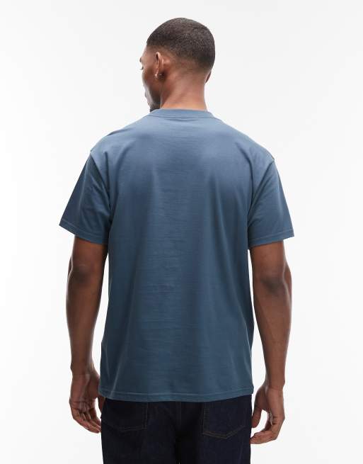 Carhartt WIP shattered t-shirt in blue, 3 of 5