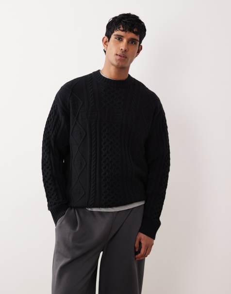 Carhartt WIP shawn knitted jumper in black