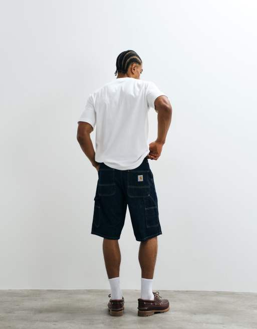 Carhartt WIP short ample à genou unique en rinse, 4 de 5