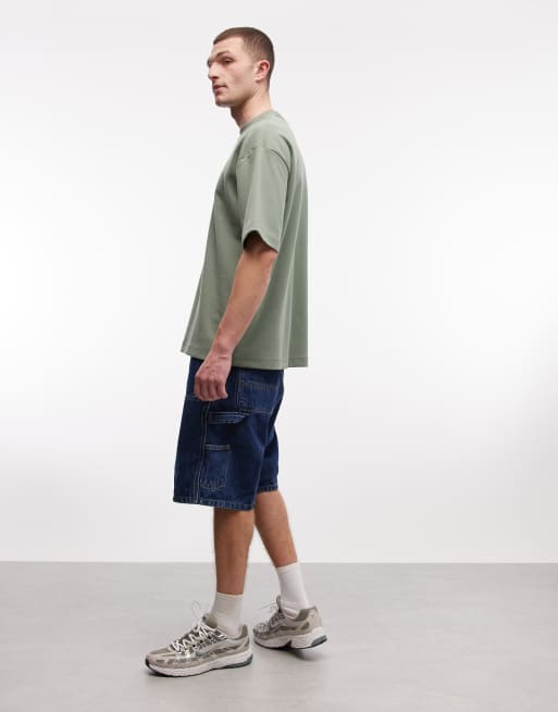 Carhartt WIP - Short avec renfort aux genoux - Délavage moyen, 3 de 5