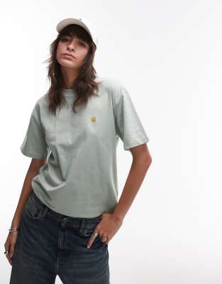 Carhartt WIP Carhartt WIP short sleeve chase t-shirt in green