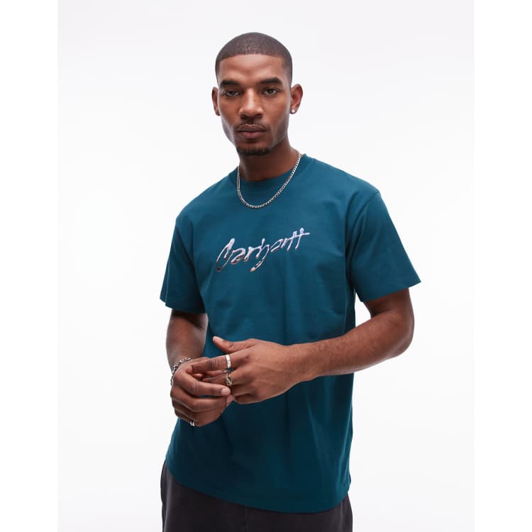 Tシャツ・カットソー CARHARTT S/S DRIP SCRIPT T-SHIRT SA693 Carhartt WIP S/S American Script T-Shirt, Rondo | Official