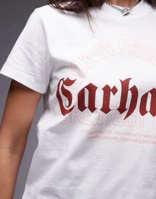 Carhartt WIP short sleeve greatest hits t-shirt in white | ASOS