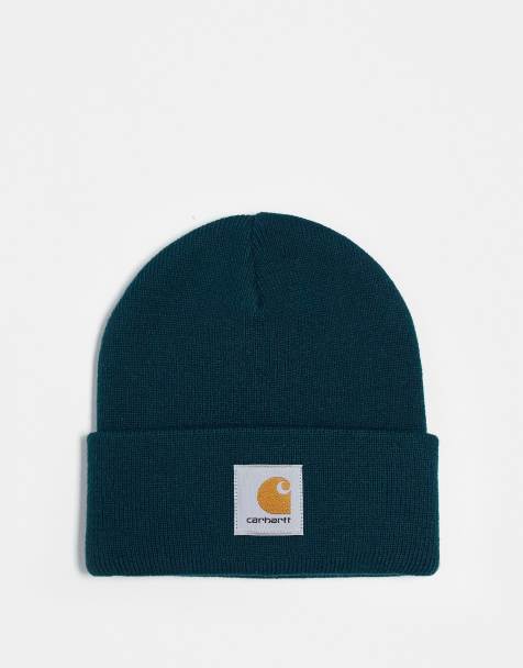 Carhartt WIP Short Watch beanie in dark green - view 1