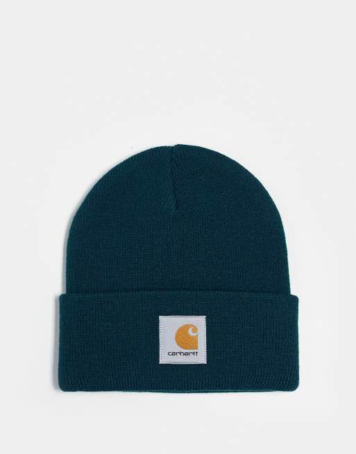 Carhartt WIP - Short Watch - Beanie in donkergroen
