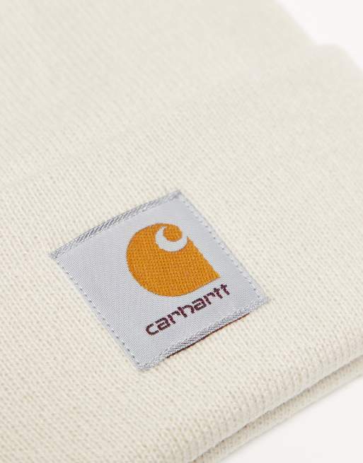 Carhartt WIP – Short Watch – Kremowa czapka beanie, 3 z 3