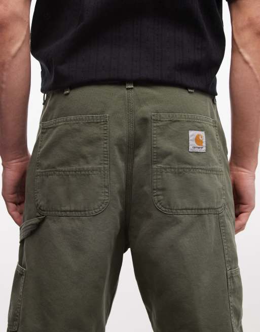 Carhartt WIP - Shorts met dubbele kniestukken in kaki, 4 van 5