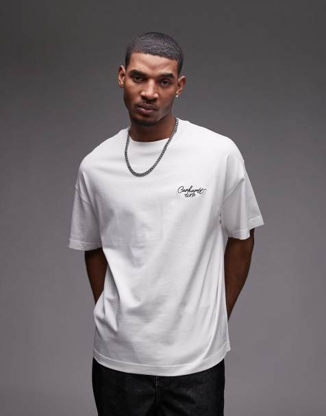 Carhartt WIP signature script t-shirt in white - view 1