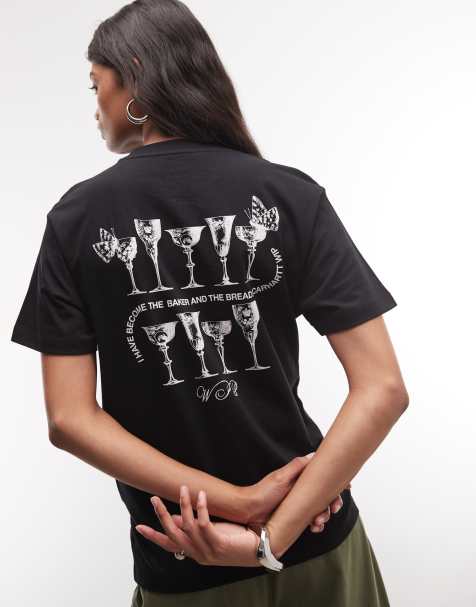 Carhartt WIP Silver Cups T-shirt met print op de achterkant in zwart - view 1