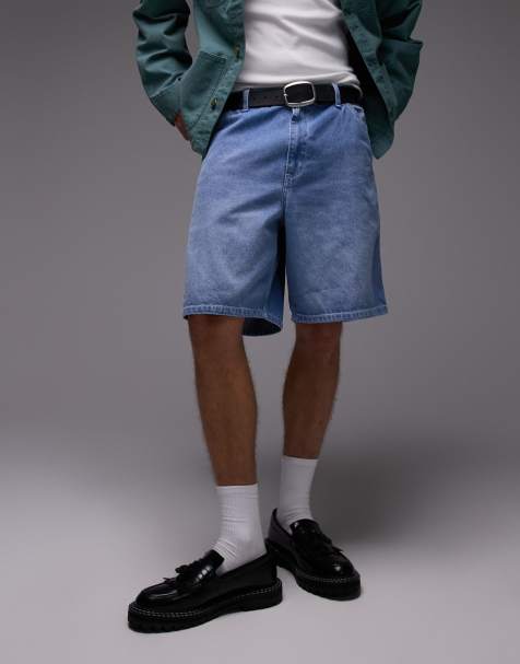 Carhartt WIP - Simple - Bermuda en jean - Bleu moyen délavé - view 1