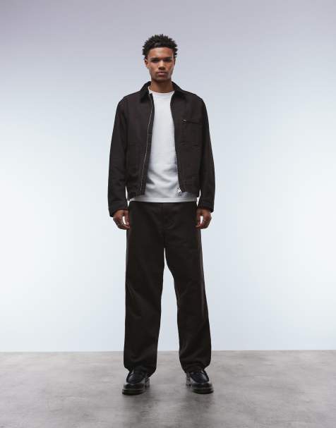 Carhartt WIP simple straight leg trousers in brown