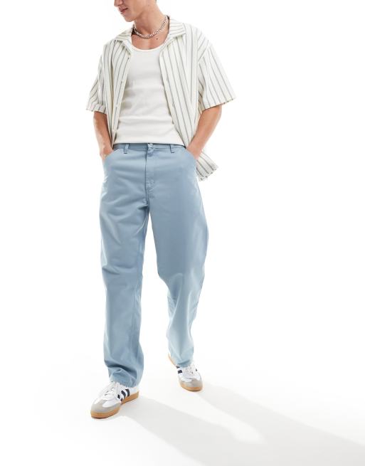 Carhartt WIP - Simple - Broek van keperstof in blauw, 4 van 5