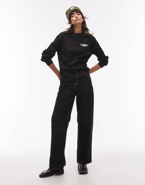 Carhartt WIP – Simple – Czarne spodnie - view 1
