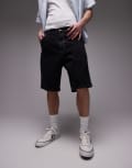 [Carhartt WIP] Carhartt WIP simple jorts in washed black W28 Black