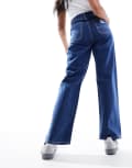 [Carhartt WIP] Carhartt WIP simple loose fit jeans in blue stone wash W32 BLUE
