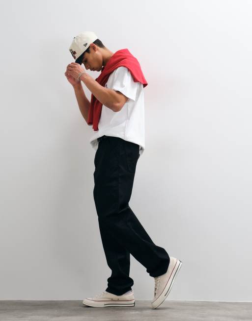 Carhartt WIP - Simple - Pantaloni dritti comodi neri, 5 di 5