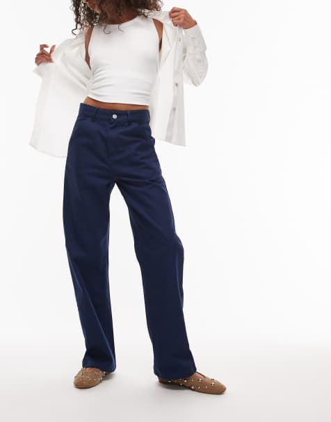 Carhartt WIP simple pants in blue - view 1