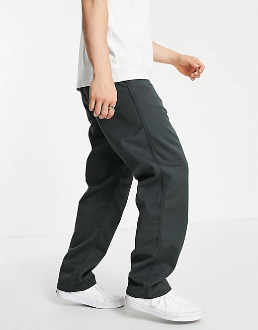 Skrøbelig med hensyn til fusionere Carhartt WIP simple relaxed straight fit pants in green | ASOS
