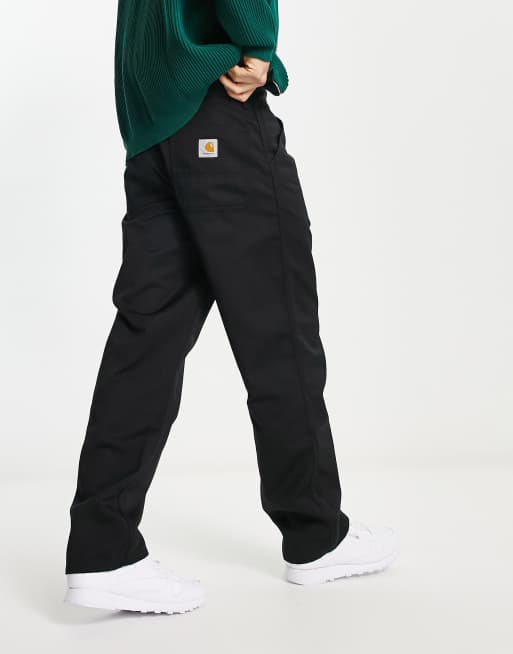 Carhartt WIP simple relaxed straight pant in black