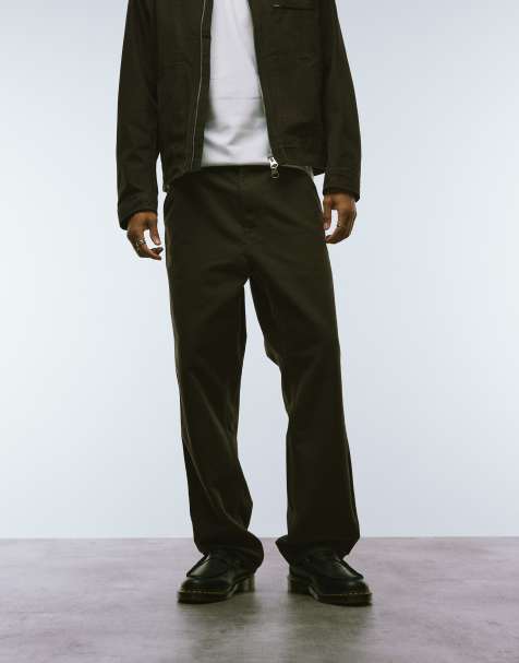 Carhartt WIP simple straight leg trousers in brown - view 1