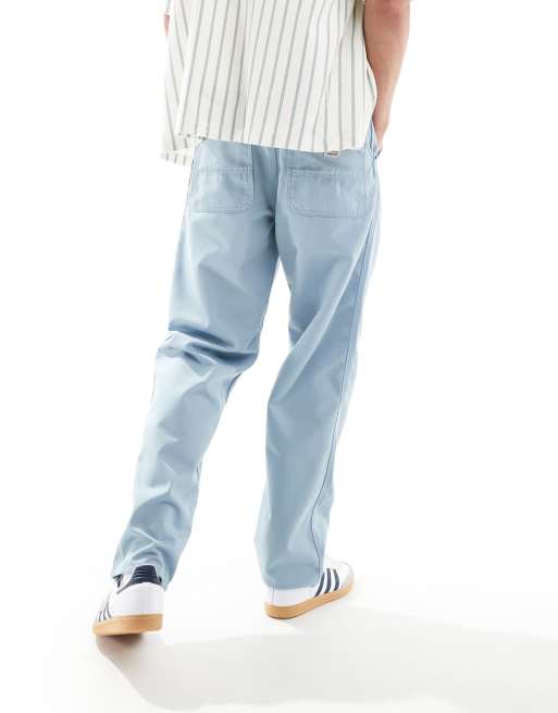 Carhartt WIP simple twill pants in blue ASOS