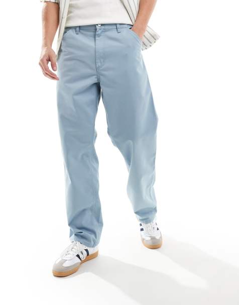 Carhartt WIP simple twill trouser in blue - view 1