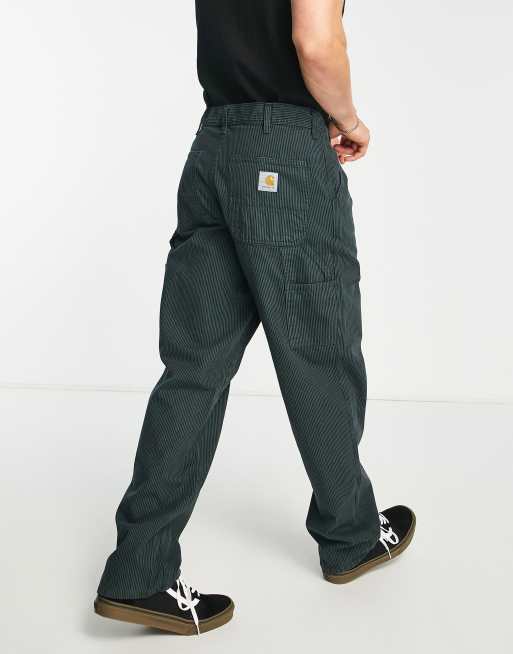 Carhartt green hot sale trousers