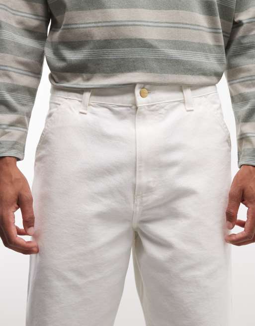 Carhartt WIP Single Knee loose fit jeans i hvid, 5 af 5
