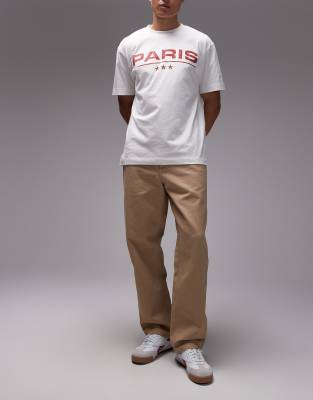 Carhartt WIP Carhartt WIP single knee pant in beige-Neutral