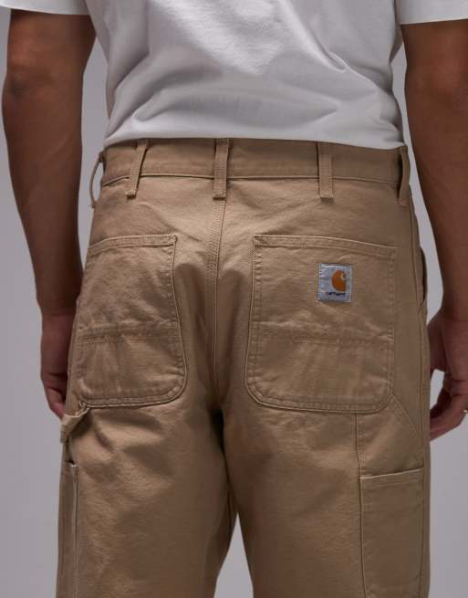 Carhartt SINGLE KNEE PANT ベージュ size28 Carhartt WIP single knee pant in beige | ASOS