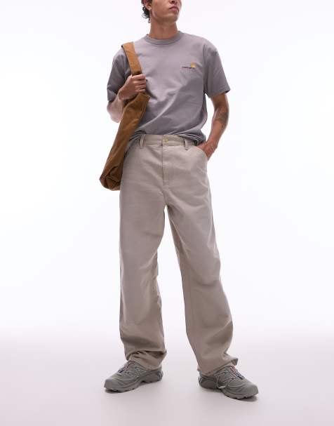 Carhartt WIP - Single Knee - Pantalon - Beige sombre - view 1