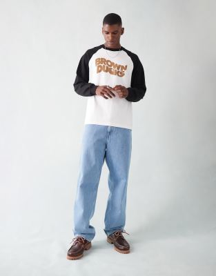 Carhartt WIP Carhartt WIP single knee relaxed straight carpenter jean in light blue wash