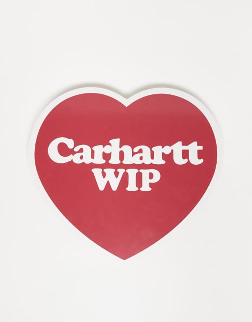 Carhartt WIP – Składany czerwony stolik w kształcie serca