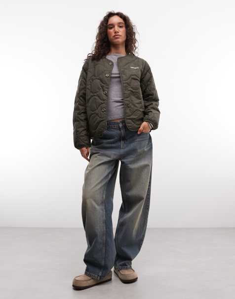 Carhartt WIP Skye liner-jakke i mørk khaki - view 1