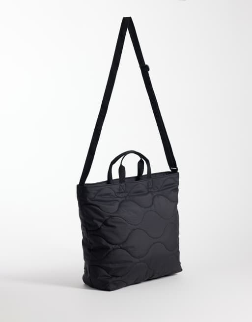 Carhartt WIP - Skye - Sort tote-takse med vatteringer, 4 af 4