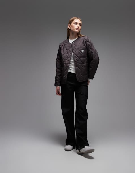 Carhartt WIP – Skyler – Brązowa kurtka z podszewką - view 1