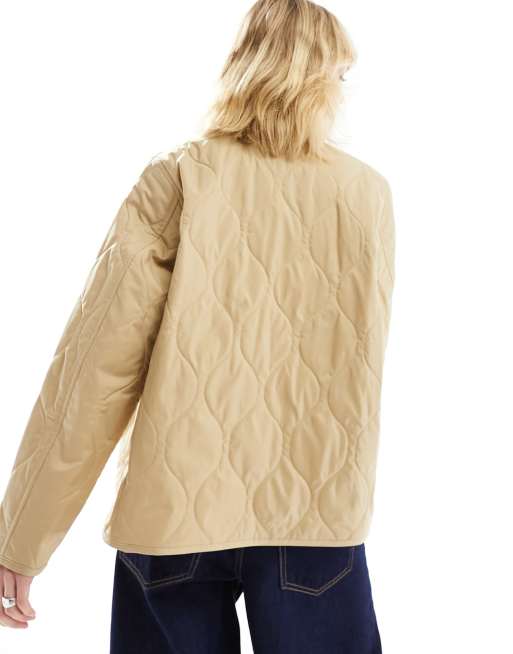Carhartt WIP - Skyler - Doorgestikt jack in beige, 4 van 4