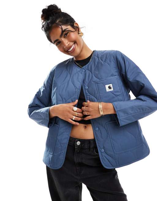 Carhartt WIP - Skyler - Dun jack in blauw, 2 van 4