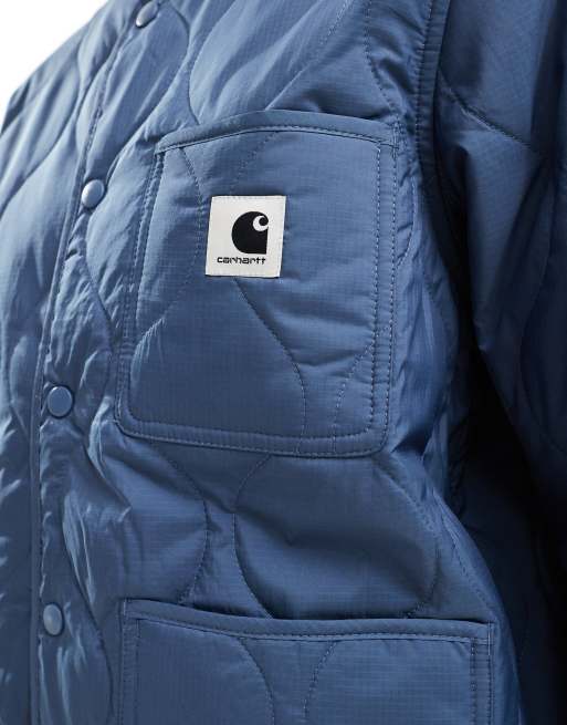 Carhartt WIP - Skyler - Dun jack in blauw, 3 van 4