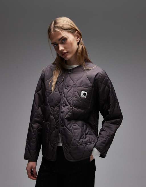 Carhartt WIP – Skyler – Leichte, gefütterte Jacke in Braun, 2 von 4
