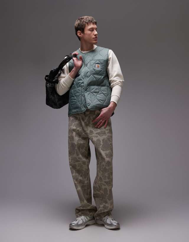 Carhartt WIP skyton vest in green | ASOS