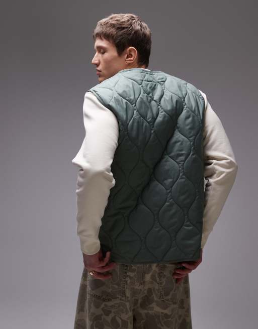 Carhartt WIP skyton vest in green | ASOS