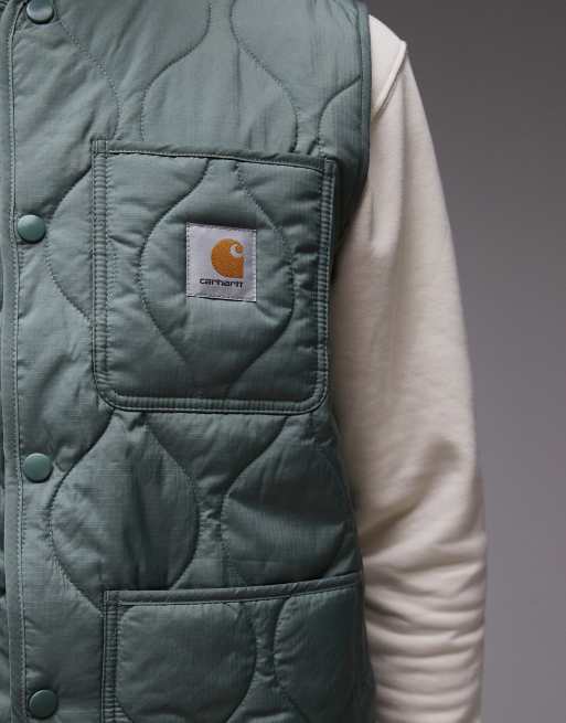 Carhartt WIP skyton vest in green | ASOS